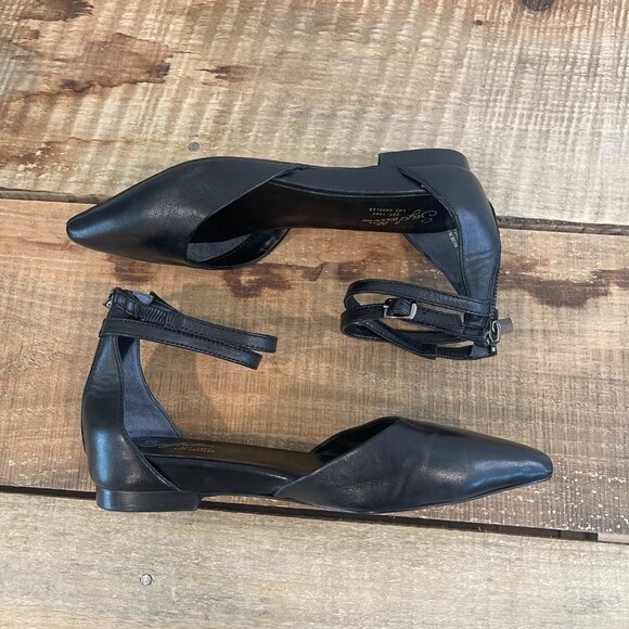 Seychelles Womens What A Girl Wants Black Leather D'Orsay Shoes Size 7 NEW - Picture 6 of 11